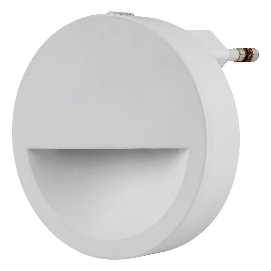 Rabalux - LED Yövalo hämärätunnistimella LED/0,5W/230V 3000K halkaisija 65 mm
