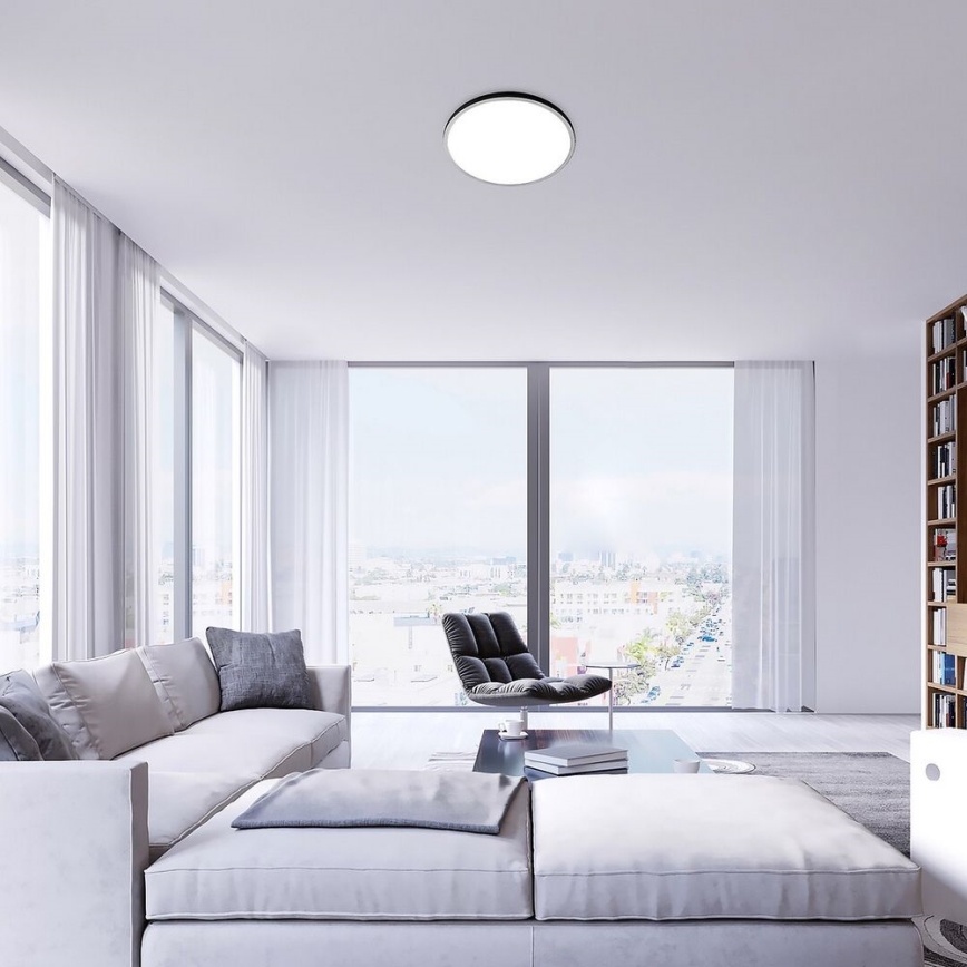 Rabalux - LED RGB himmennettävä kattovalaisin LED/22W/230V Wi-Fi Tuya + kaukosäädin