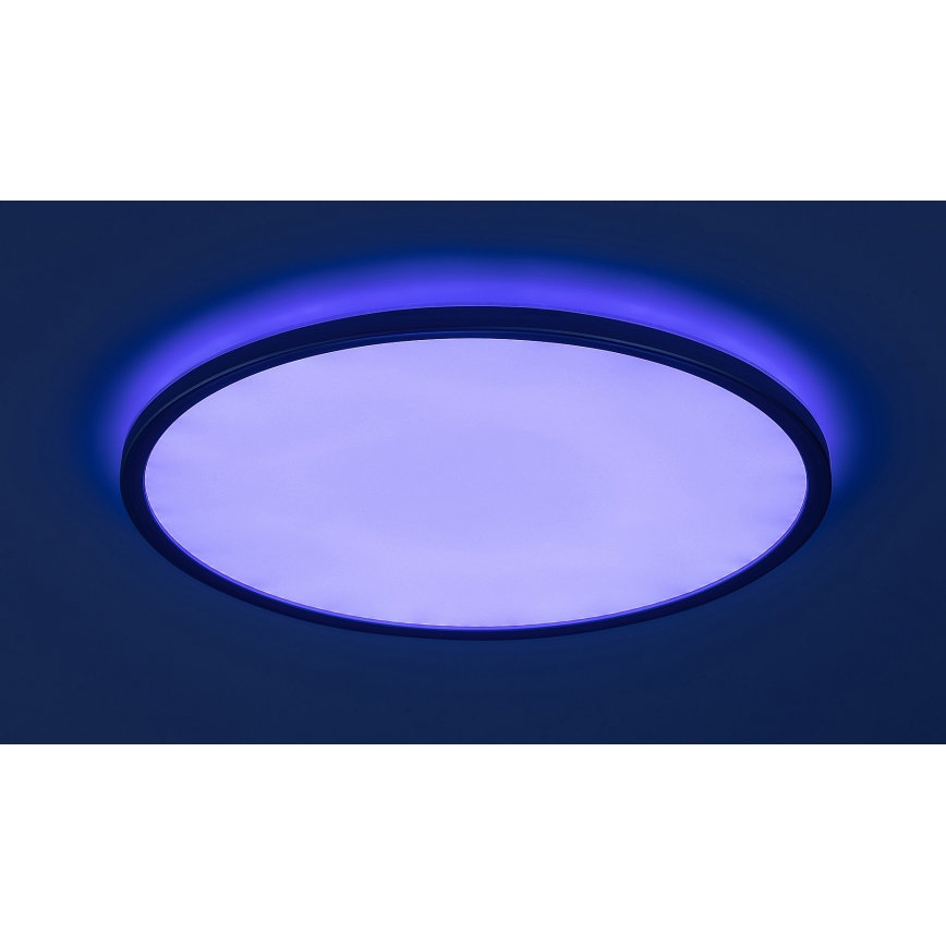 Rabalux - Himmennettävä LED-RGB-kattovalaisin LED/22W/230V Wi-Fi Tuya + kauko-ohjaus