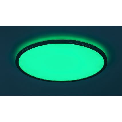 Rabalux - Himmennettävä LED-RGB-kattovalaisin LED/22W/230V Wi-Fi Tuya + kauko-ohjaus