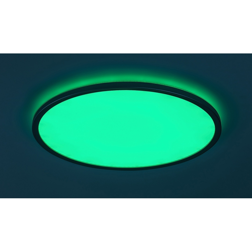 Rabalux - Himmennettävä LED-RGB-kattovalaisin LED/22W/230V Wi-Fi Tuya + kauko-ohjaus