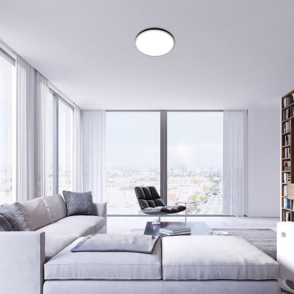 Rabalux - Himmennettävä LED-RGB-kattovalaisin LED/22W/230V Wi-Fi Tuya + kauko-ohjaus