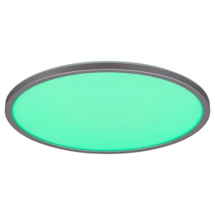 Rabalux - Himmennettävä LED-RGB-kattovalaisin LED/22W/230V Wi-Fi Tuya + kauko-ohjaus