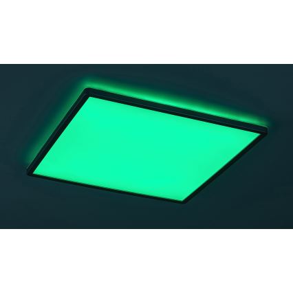 Rabalux - LED RGB himmennettävä kattovalaisin LED/22W/230V Wi-Fi Tuya + kaukosäädin 42x42 cm