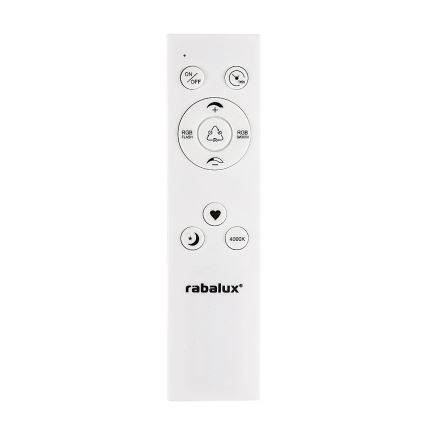 Rabalux - LED RGB himmennettävä kattovalaisin LED/22W/230V Wi-Fi Tuya + kaukosäädin 42x42 cm
