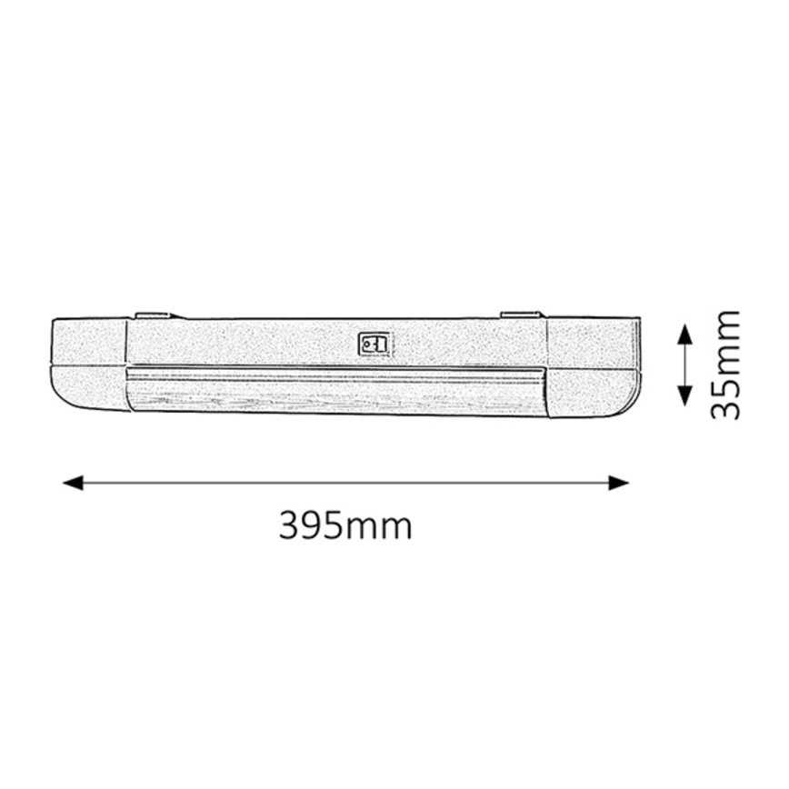 Rabalux - Kaapin alla oleva valo 1xG13/10W/230V 39,5 cm