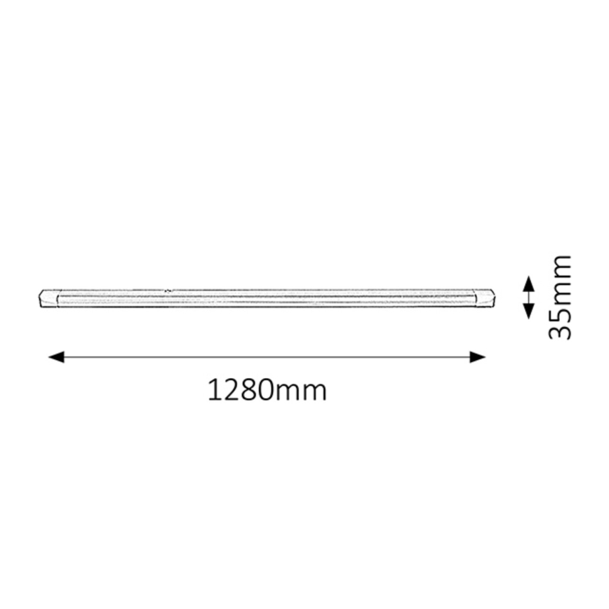 Rabalux - Kaapin alla oleva valo 1xG13/36W/230V 128 cm
