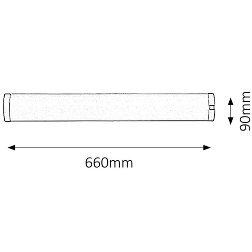 Rabalux - Kaapin alla oleva valo 1xG13/18W/230V 66 cm