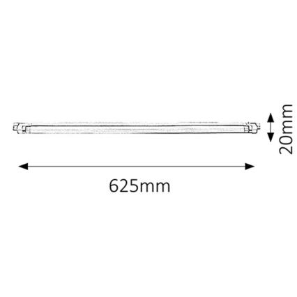 Rabalux 2344 - Kaapinalusvalo SLIM G5/20W/230V