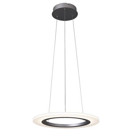 Rabalux 2428 - LED-kattokruunu ADRIENNE LED/20W/230V hopea