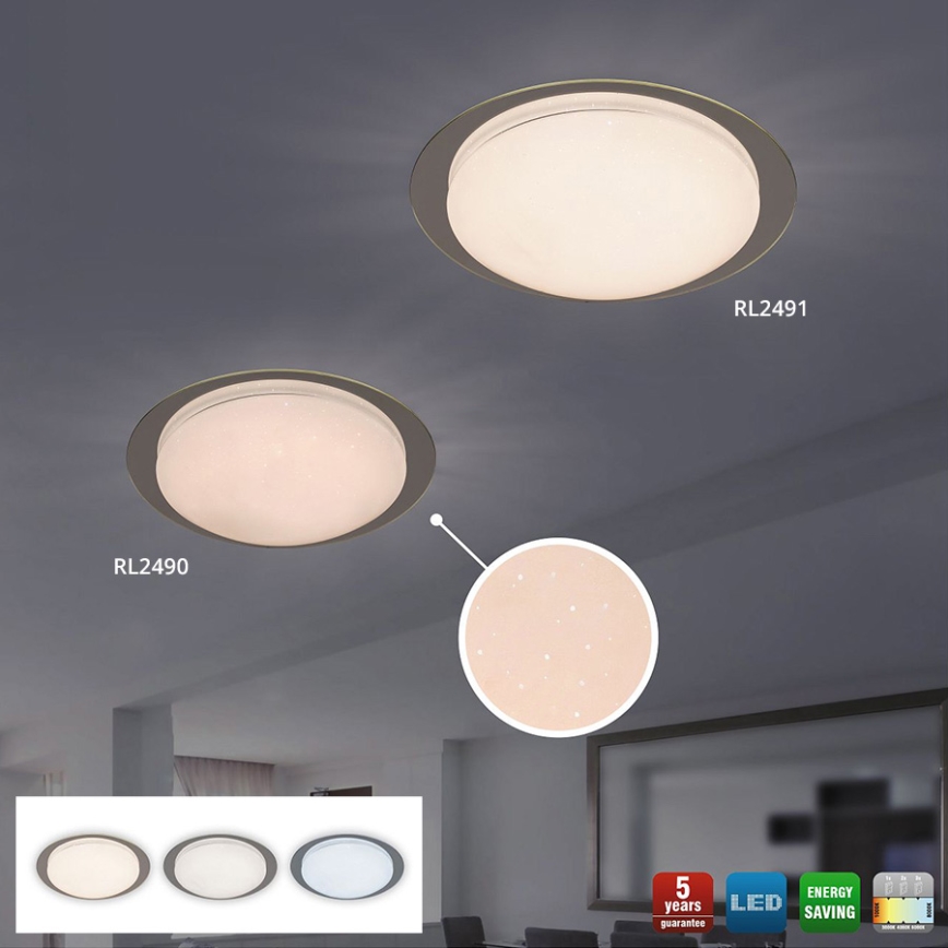 Rabalux 2491 - LED-kattovalaisin MINNEAPOLIS LED/18W/230V
