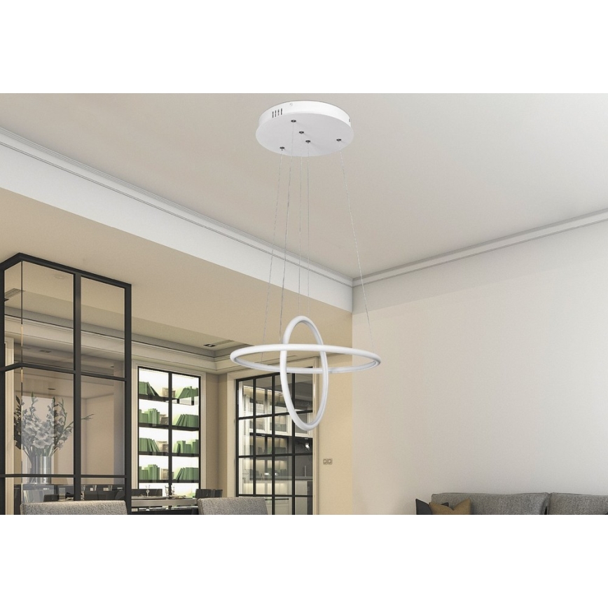 Rabalux - LED-kattokruunu LED/37W/230V valkoinen
