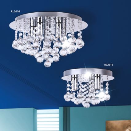 Rabalux 2615 - Kattovalo CORINNA 3xE14/40W/230V