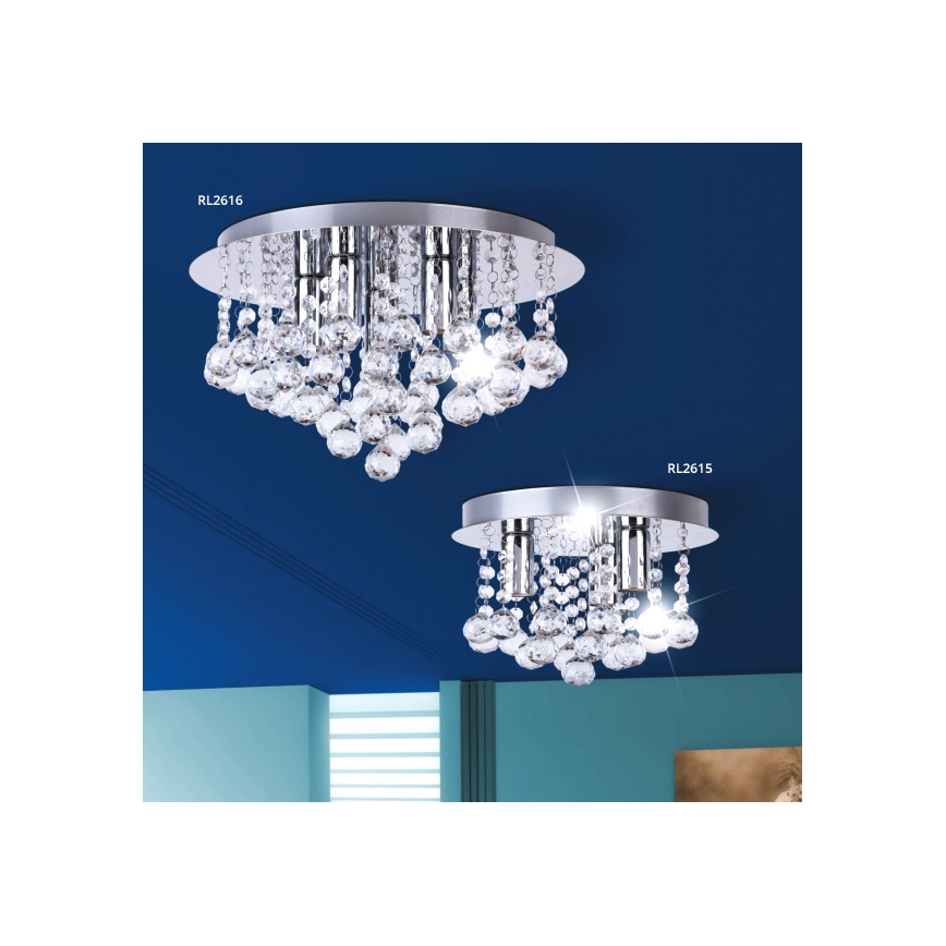 Rabalux 2615 - Kattovalo CORINNA 3xE14/40W/230V