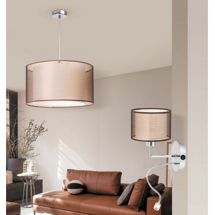 Rabalux - Seinävalaisin E27/60W + LED/1W