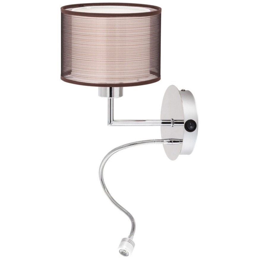Rabalux - Seinävalaisin E27/60W + LED/1W