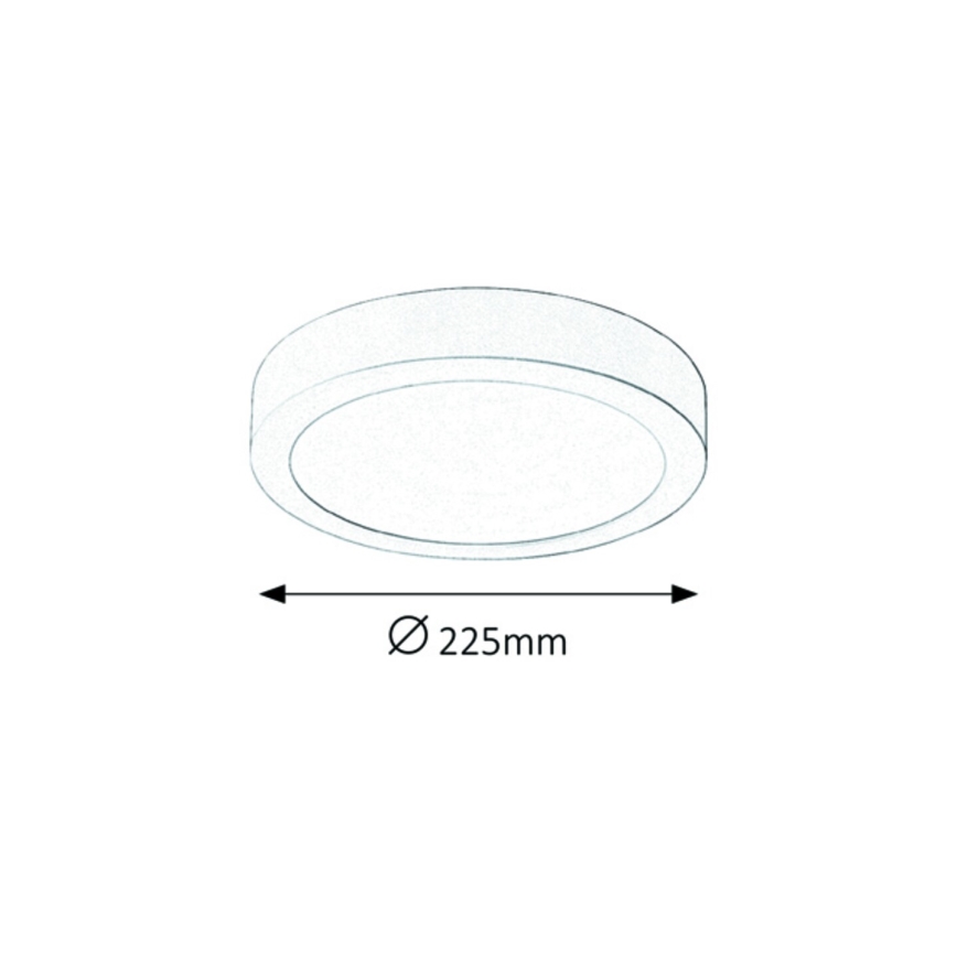 Rabalux - LED-kattovalaisin LED/18W/230V