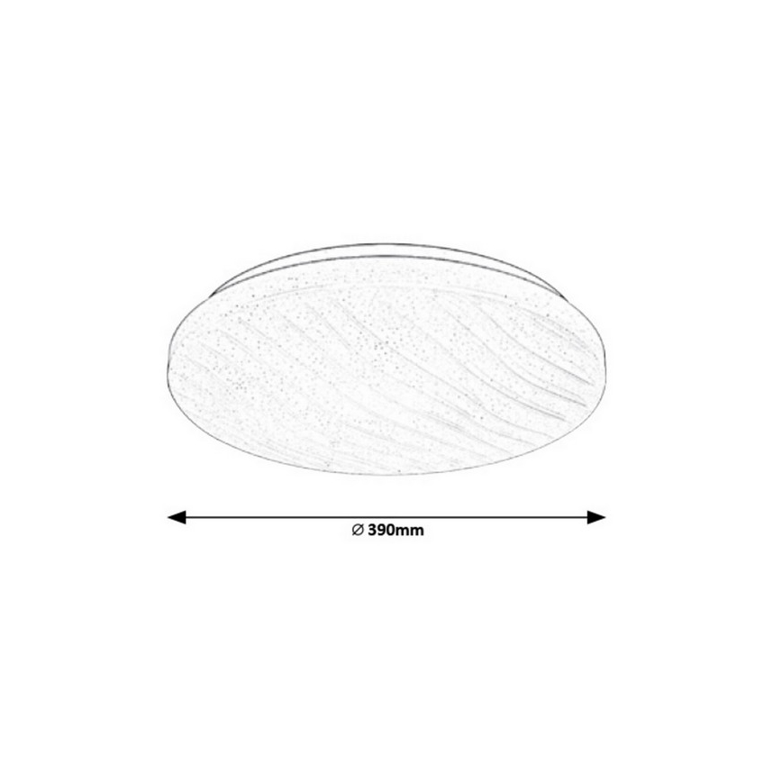 Rabalux - Himmennettävä LED-kattovalaisin LED/24W/230V