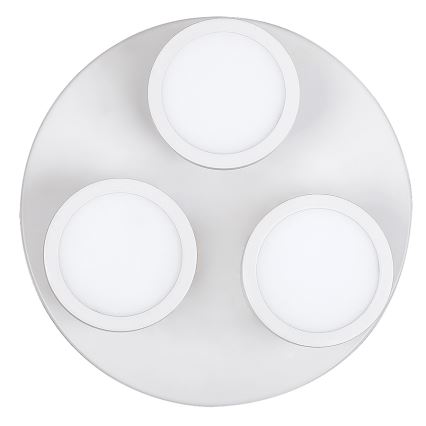 Rabalux - LED-kattovalaisin 3xLED/6W/230V valkoinen