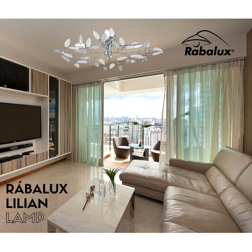 Rabalux - Kattovalo 4xE14/40W/230V