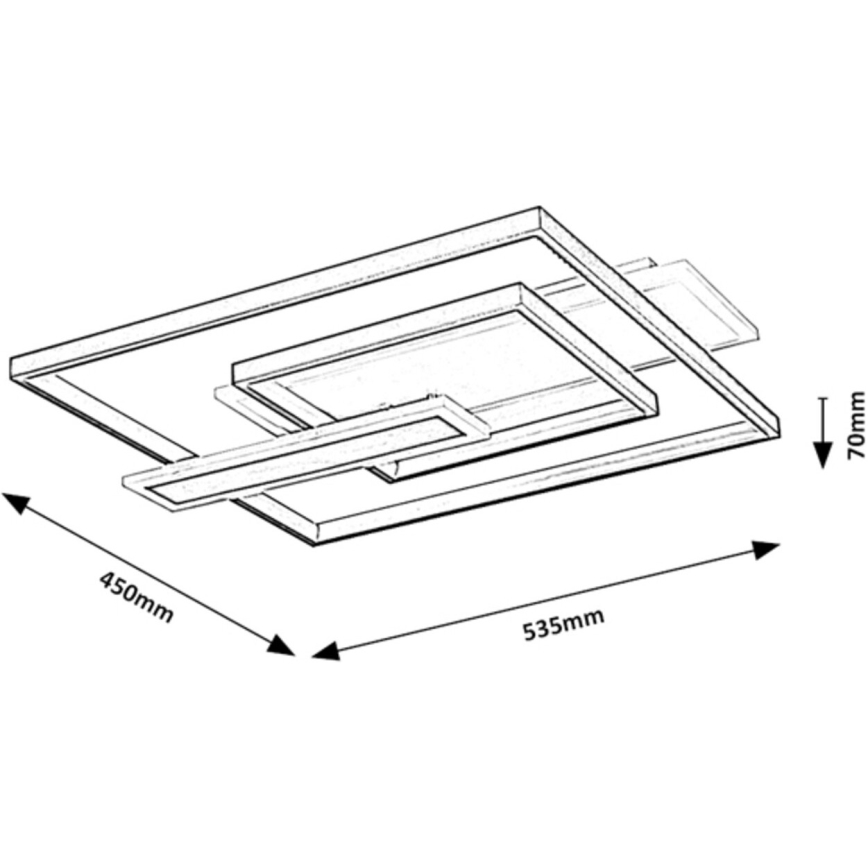 Rabalux - LED-kattovalaisin LED/50W/230V