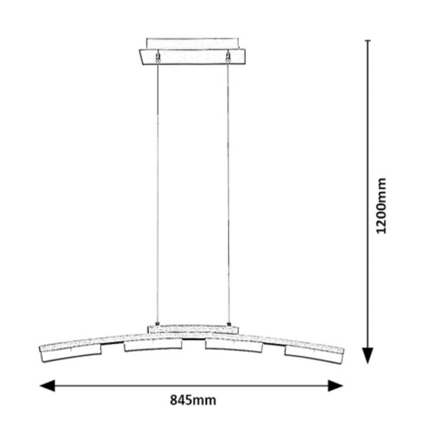 Rabalux  - LED Himmennettävä kattokruunu johdossa LED/20W/230V