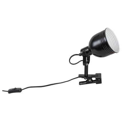 Rabalux 3092 - Kohdevalo klipsillä 1xE14/25W/230V musta