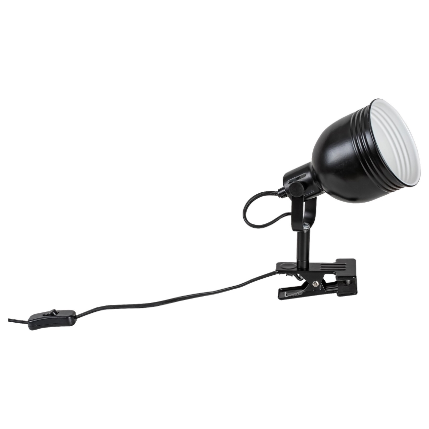 Rabalux 3092 - Kohdevalo klipsillä 1xE14/25W/230V musta