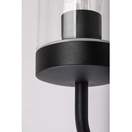 Rabalux - Kylpyhuoneen seinävalaisin 1xE27/60W/230V IP44 musta
