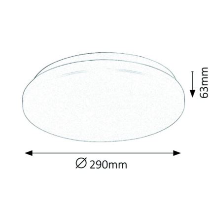 Rabalux - LED-kattovalaisin 1xLED/20W/230V halkaisija 29 cm