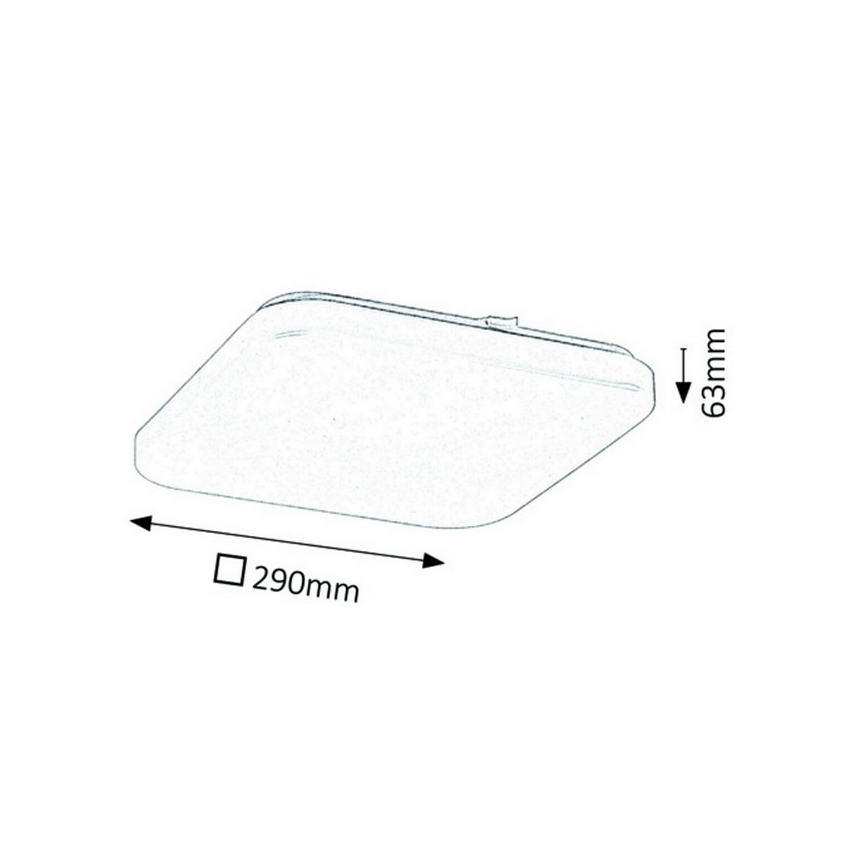 Rabalux - LED-kattovalaisin 1xLED/20W/230V
