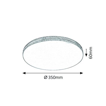 Rabalux - LED-kattovalaisin LED/18W/230V