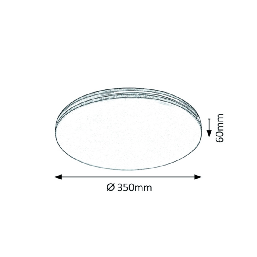 Rabalux - LED-kattovalaisin LED/18W/230V