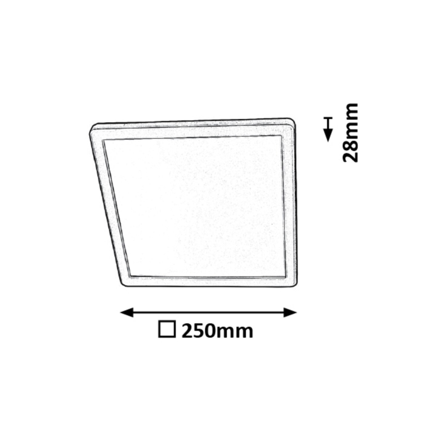 Rabalux - LED-kattovalaisin kylpyhuoneessa LED/15W/230V IP44