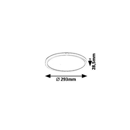 LED-kattovalaisin LED/18W/230V