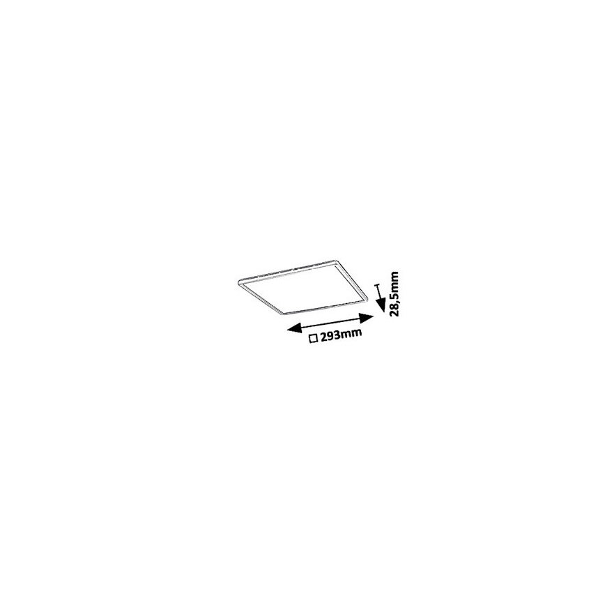 Rabalux 3429 - LED-kattovalaisin PAVEL LED/18W/230V