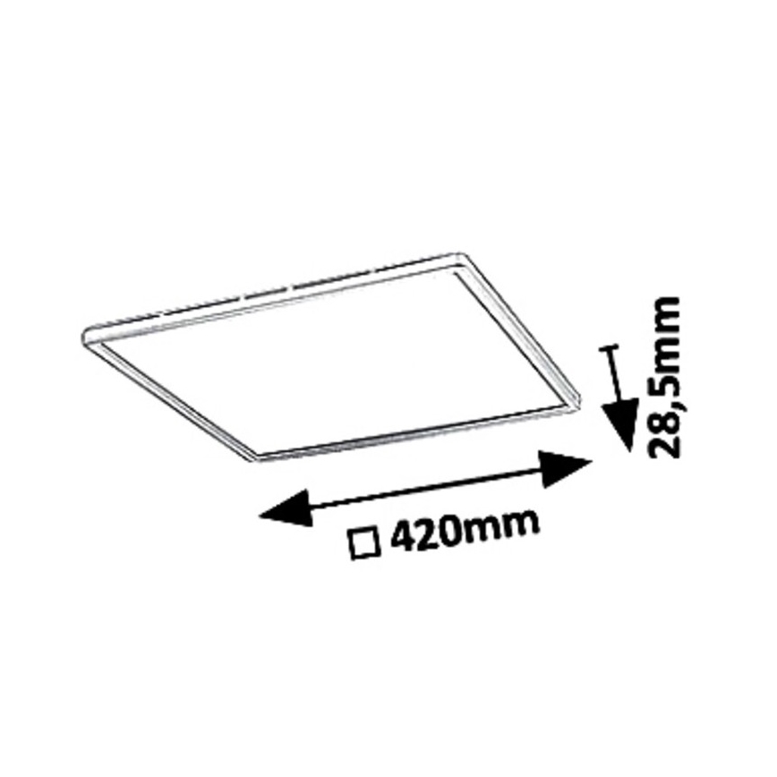 Himmennettävä LED-kattovalaisin LED/22W/230V