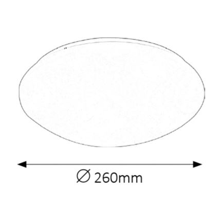 Rabalux - LED-kattovalaisin kylpyhuoneessa LED/12W/230V IP44