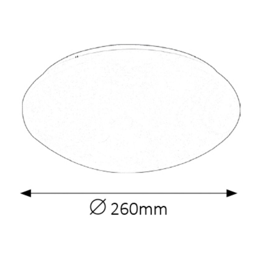 Rabalux - LED-kattovalaisin kylpyhuoneessa LED/12W/230V IP44