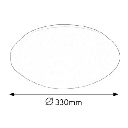 Rabalux - LED-kattovalaisin kylpyhuoneessa LED/18W/230V IP44