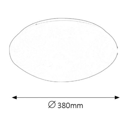 Rabalux - LED-kattovalaisin kylpyhuoneessa LED/24W/230V IP44