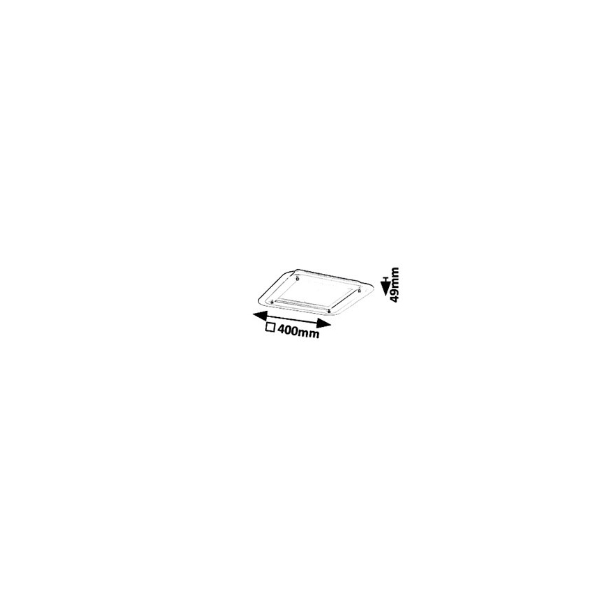 Rabalux 3489 - LED-kattovalaisin LORNA LED/18W/230V