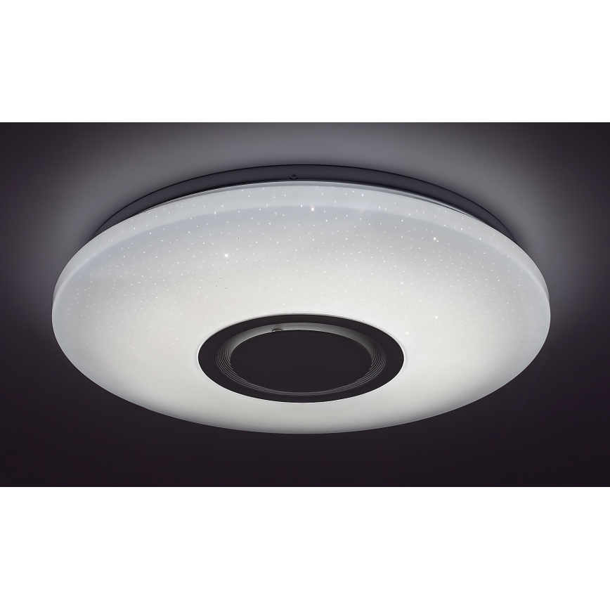 Rabalux - LED RGB himmennettävä kattovalaisin kaiuttimella LED/24W/230V Wi-Fi Tuya + kaukosäädin