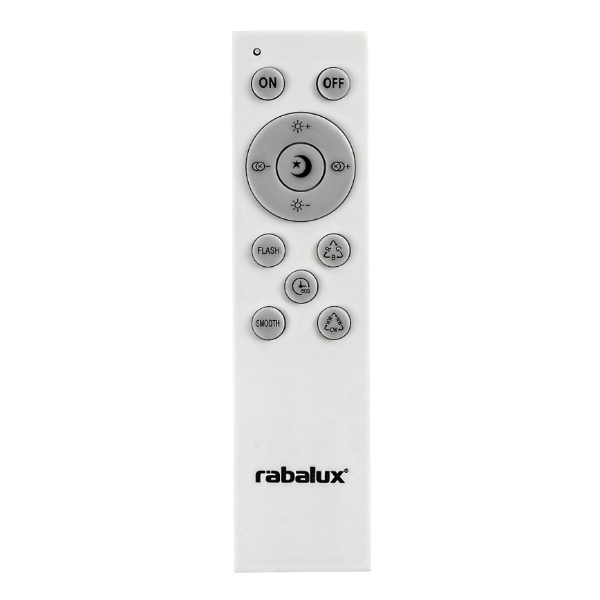 Rabalux - LED RGB himmennettävä kattovalaisin kaiuttimella LED/24W/230V Wi-Fi Tuya + kaukosäädin