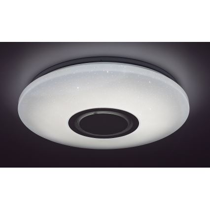 Rabalux - LED RGB Himmennettävä kattovalo kaiuttimella LED/24W/230V Wi-Fi Tuya + kauko-ohjaus