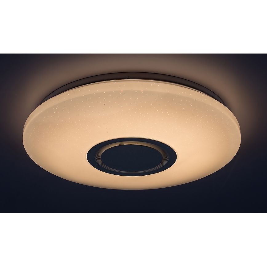 Rabalux - LED RGB Himmennettävä kattovalo kaiuttimella LED/24W/230V Wi-Fi Tuya + kauko-ohjaus