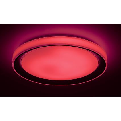 Rabalux - Himmennettävä LED-RGB-kattovalaisin LED/40W/230V 2700-6500K Wi-Fi Tuya  + kauko-ohjaus