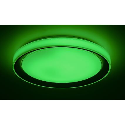 Rabalux - Himmennettävä LED-RGB-kattovalaisin LED/40W/230V 2700-6500K Wi-Fi Tuya  + kauko-ohjaus