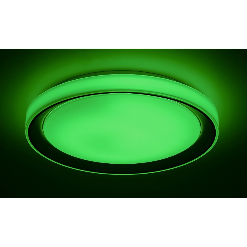 Rabalux - Himmennettävä LED-RGB-kattovalaisin LED/40W/230V 2700-6500K Wi-Fi Tuya  + kauko-ohjaus