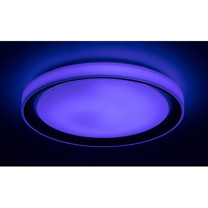 Rabalux - Himmennettävä LED-RGB-kattovalaisin LED/40W/230V 2700-6500K Wi-Fi Tuya  + kauko-ohjaus
